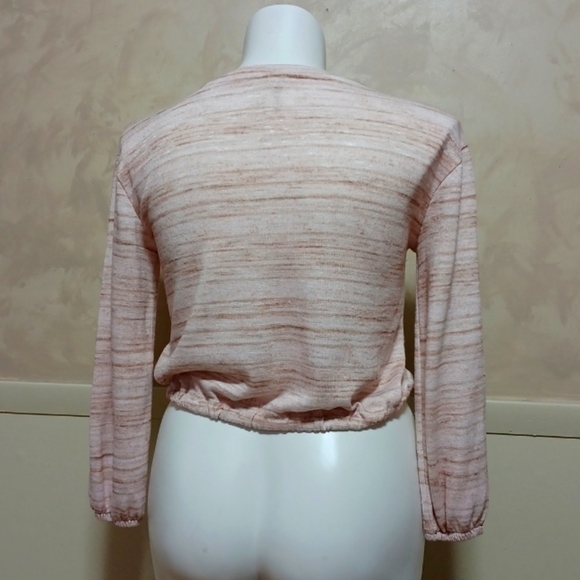 Mudd longed sleeved top size small draw string waist band - Picture 3 of 9